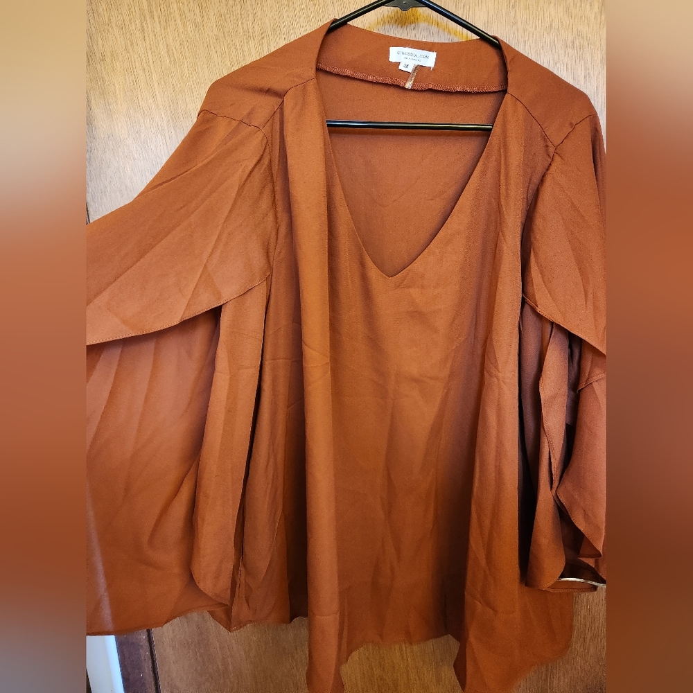 Chic Soul Unwritten Top - Rust - Picture 4 of 5